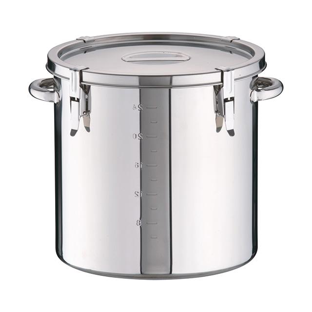 SAモリブデン 目盛付パッキン寸胴鍋 33cm 手付（AZV7133）1-0191-0303