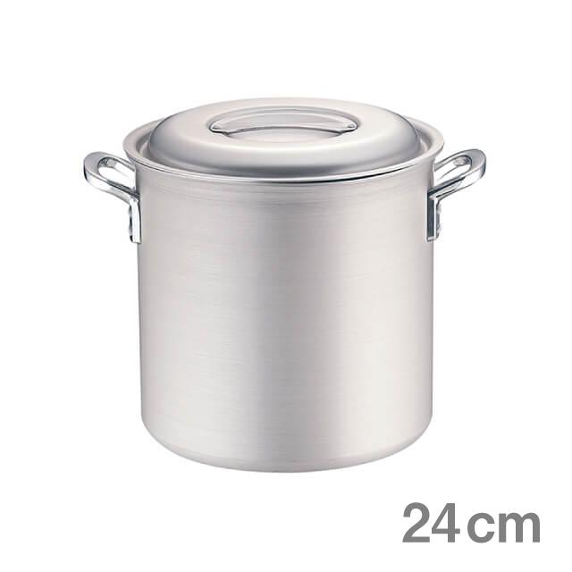 寸胴鍋 TKG IHアルミ 目盛付 24cm（AZV8601）1-0025-0101 キッチン、台所用品