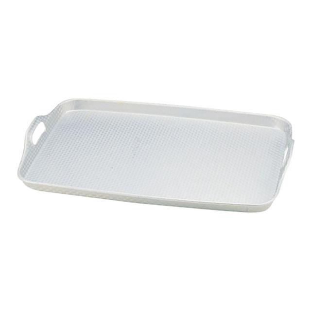 アルマイト 脇取盆 エンボス加工 大（EWK01001）1-0862-0102 キッチン