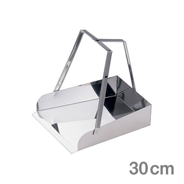 ちりとり TKG 18-8 三つ手チリトリ 30cm（KTLN101）1-1361-0101 キッチン、台所用品