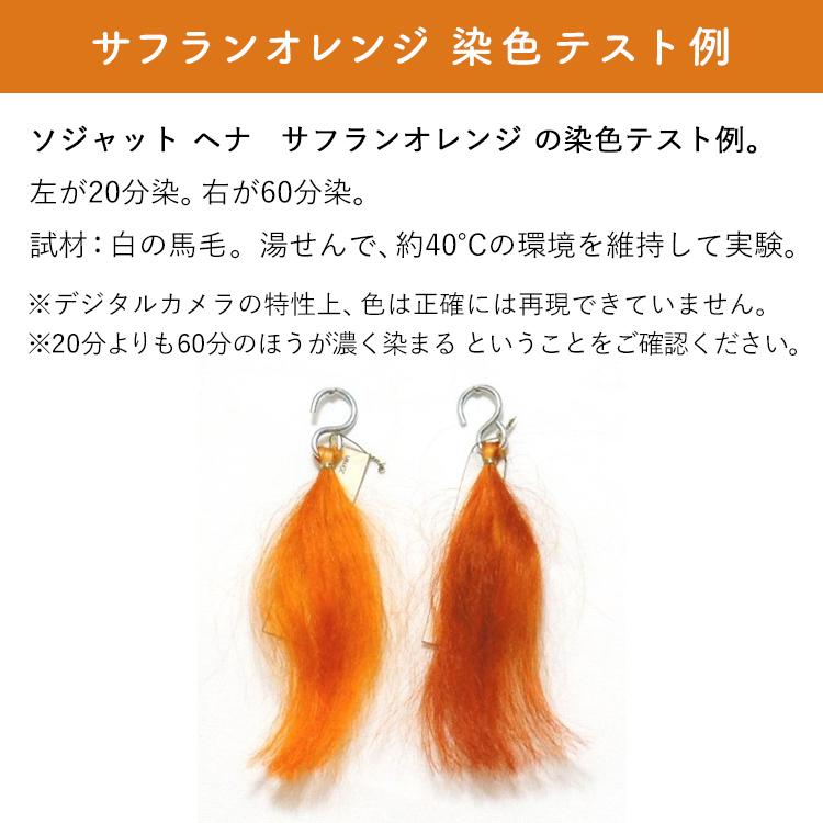 ソジャットヘナ (サフランオレンジ) ヘナ 白髪染め 茶系 天然 100