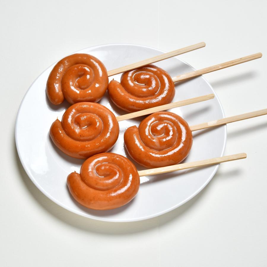 ウィンナー伯爵 串付ぐるぐるウインナー60g×5本パック 更に美味しくリニューアル