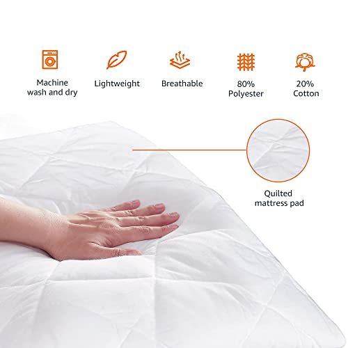 Amazonベーシック マットレストッパー パッドカバー 低刺激性キルト 46cmまで対応 クイーン B01kbki1ng Cosmo Moon 通販 Yahoo ショッピング