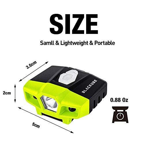 通販 Blackube 充電式 キャップライト 帽子ライトクリップ モーションセンサー 明るい 29時間点灯 釣りライト グリーン Cisama Sc Gov Br