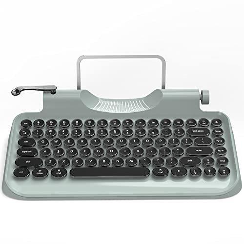 激安店舗 青軸 ゲーミングキーボード メカニカルキーボード Rymek Rymek タイプライター 簡単に切り替え 同時3台デバイス対応 ワイヤレス Usb有線 キーボード ウエイトトレーニング Attorneyrick Com