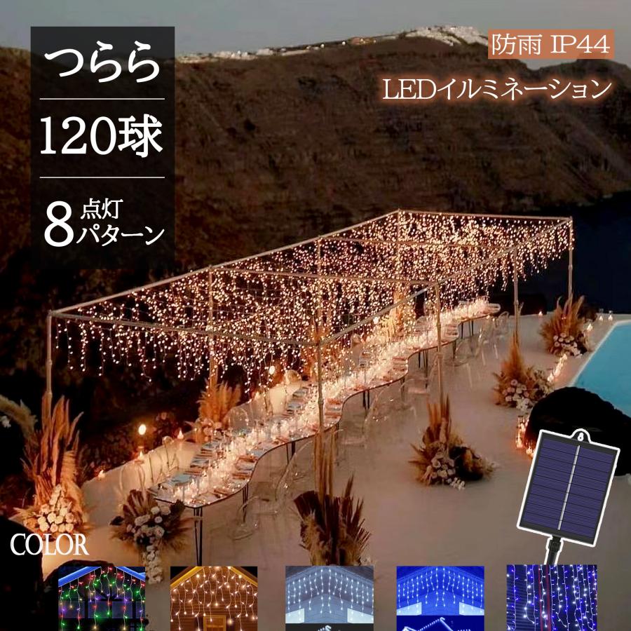 KOZUMUWAN 【あす楽 送料無料】つららライト ソーラー 