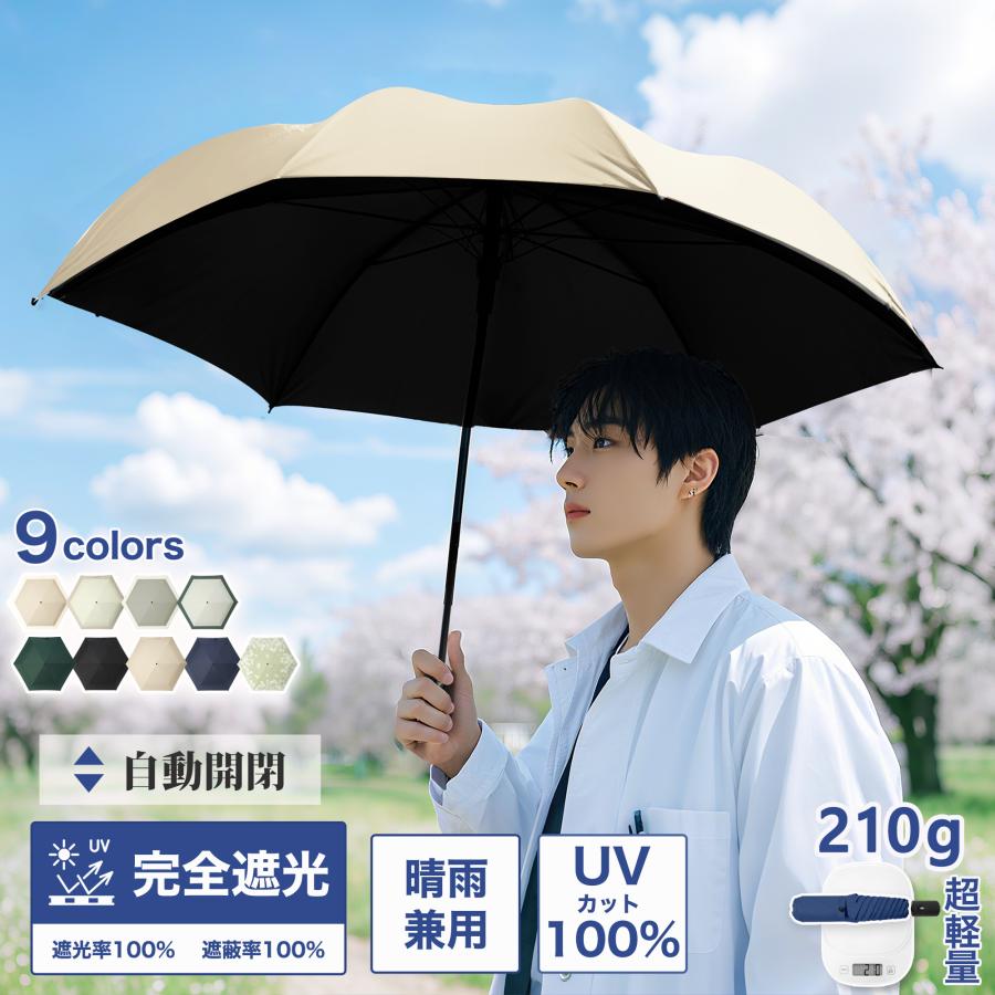 KOZUMUWAN 折りたたみ傘 メンズ 自動開閉 晴雨兼用 超撥水 ワンタッチ