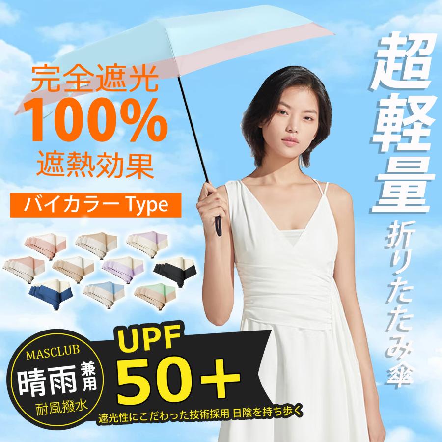 KOZUMUWAN 日傘 折りたたみ傘 完全遮光100% レディース傘 晴雨兼用 花 