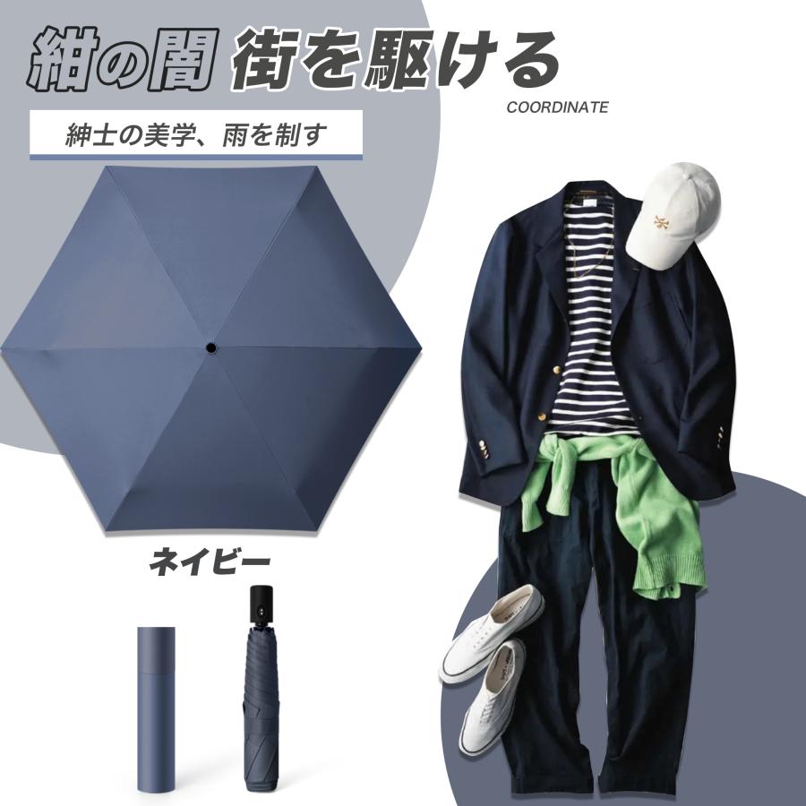 KOZUMUWAN 【通勤用】日傘 折りたたみ傘 UVカット100% 完全遮光 遮熱