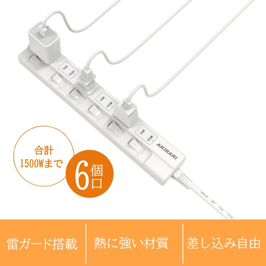 KOZUMUWAN |あす楽☆配線しやすい|電源タップ コンセントプラグ KOZUMUWAN |あす楽☆配線しやすい|電源タップ コンセントプラグ