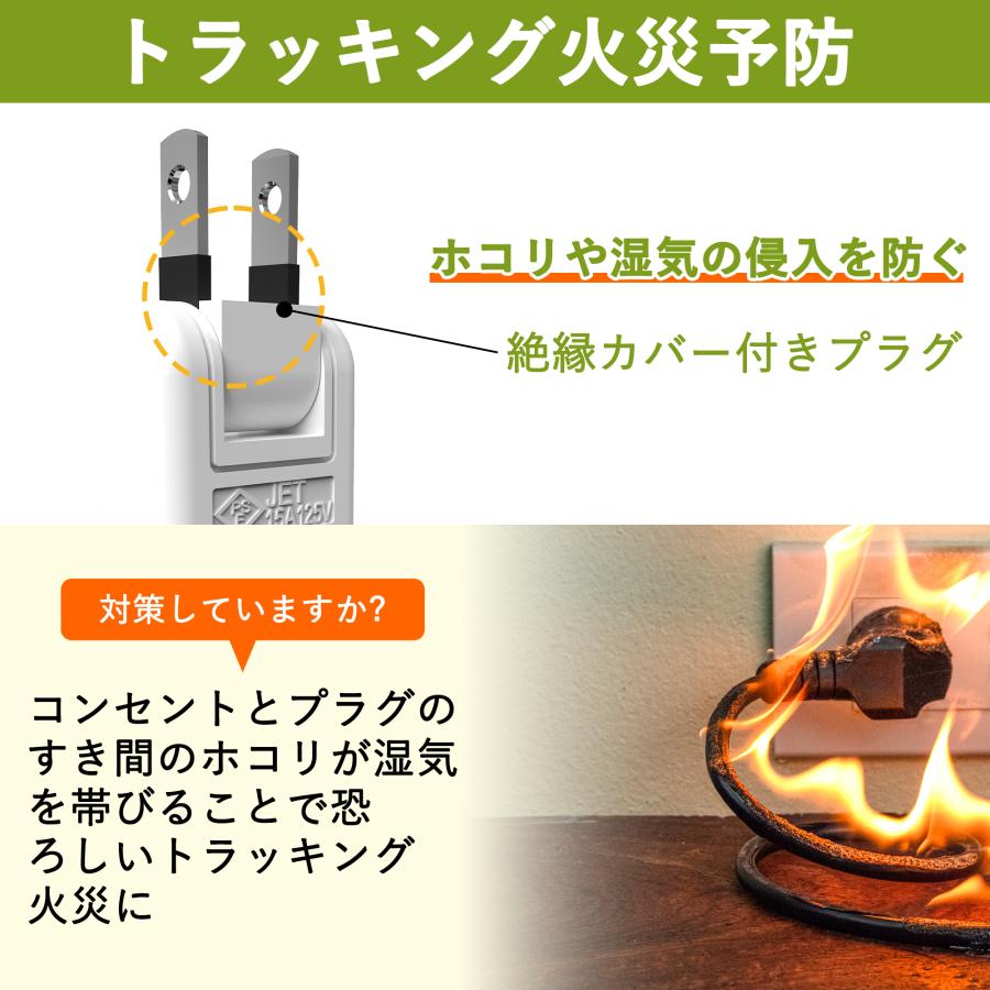 KOZUMUWAN コンセントタップ 延長コード 1m 2m 3m 5m 短い 電源コード