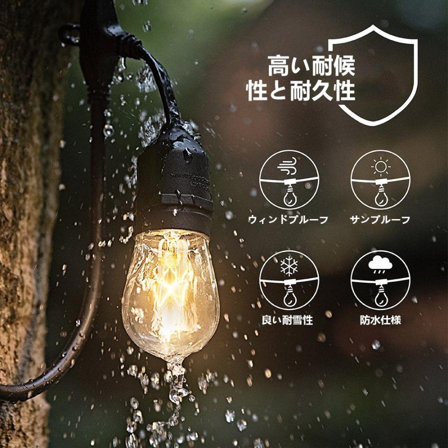 KOZUMUWAN ストリングライト 屋外 防水 led 10M 15個ソケット 16 KOZUMUWAN ストリングライト 屋外 防水 led 10M 15個ソケット 16