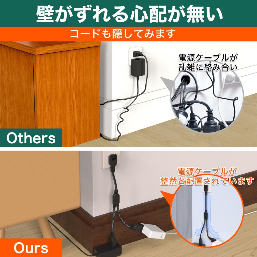 2回程くらいしか使ってません。3mくらいの延長コード付けます。 KOZUMUWAN 延長コード 短い 0.4m ACアダプタ用 電源延長コード 2