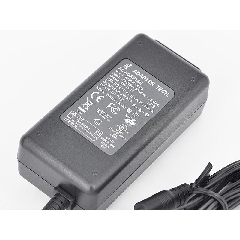 KOZUMUWAN 汎用スイッチング式ACアダプター 48V/1A/最大出力48W 出力