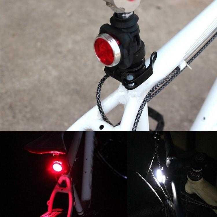 自転車ライト サイクルライト USB充電 LED フロントライト リアライト 高輝度 強力照射 セーフティライト 防水 COSMONE｜cosmone｜05