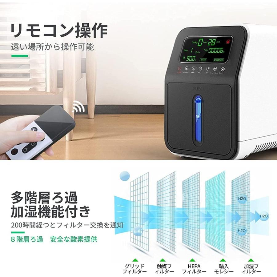 KOZUMUWAN 酸素発生器 90%高濃度 レベル8 フィルター PSE認証 2人同時