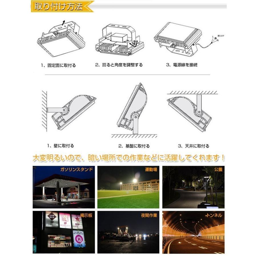 LED投光器 30W 昼光色 防雨ACプラグ付 配線 防水 長寿命 看板灯 集魚灯 作業灯に/家庭用コンセントでOK COSMONE｜cosmone｜06