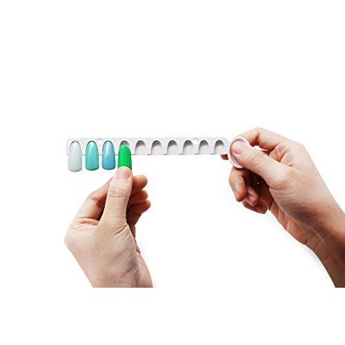 スーパーセール ネイルアート I B N C8ネイルカラーチャート サンプル帳 カラーガイド 色見本 チップ付き テープ不要 チップ取り出し可能 リサイクルでき Www Threeriversofs Com