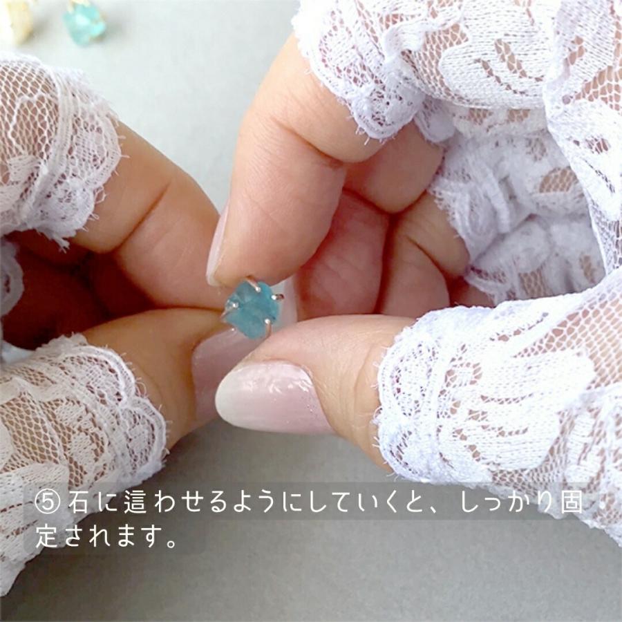 シルバー925（プロング 爪留め）ピアススタッドタイプ925刻印有り大き