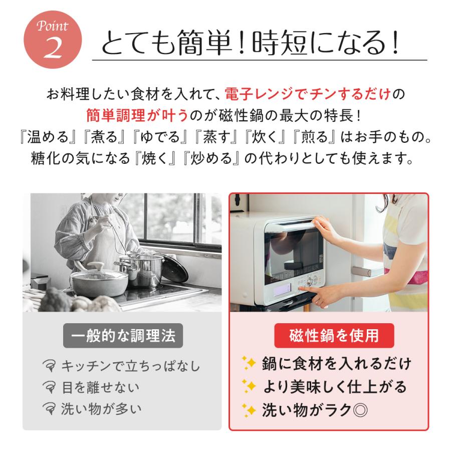 片手鍋 電子レンジ 調理器具 軽い 軽量 17cm 小 電子レンジok 対応