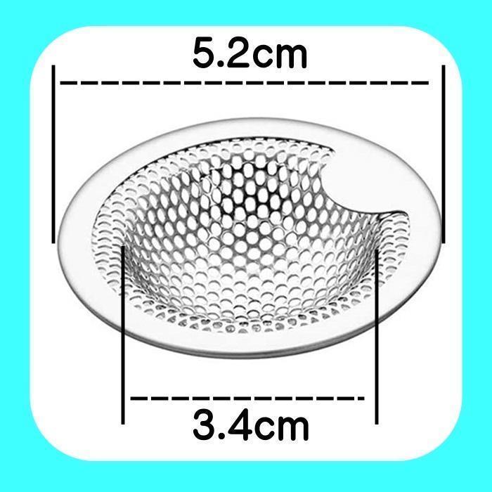 排水口 ゴミ受け 洗面台 ステンレス 排水溝 小さい 風呂 台所 キッチン 流し台 取り外し パンチング ヘアキャッチャー 髪の毛 置くだけ｜cosmos-wumf｜04