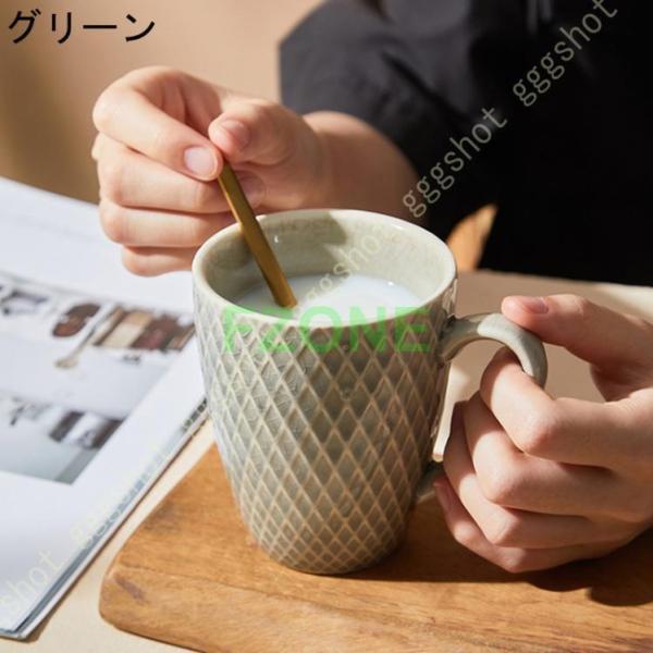 マグカップ 北欧 陶器 コップ まぐかっぷ カップ コーヒーカップ 湯のみ 洋食器 柄物 大きい 贈答品 プレゼント 新築祝い 誕生日 内祝 結婚 オシャレ カフェ風｜cosmos-wumf｜03