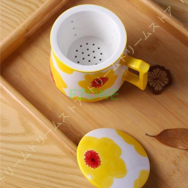 マグカップ 北欧 大きめ おしゃれ コーヒーマグ マグ デカマグ シンプル かわいい 蓋付き 花柄 陶器 新生活 台所 500ml 誕生日 コーヒー ギフト プレゼント｜cosmos-wumf｜13