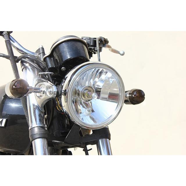 黒 160mm ヘッドライト ガラスレンズ 新品 汎用 GSX400E GSX250E