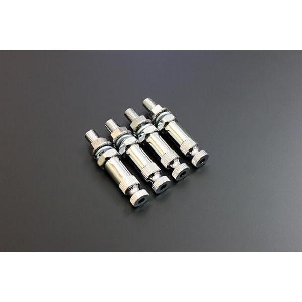 デカヨーロピ 汎用 クリア/メッキ アルミ 新品 4個 XJR1300 XJR400 