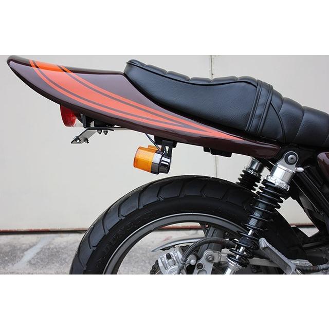 デカヨーロピアン 汎用 オレンジ/黒メッキ アルミ製 新品 4個 XJR400