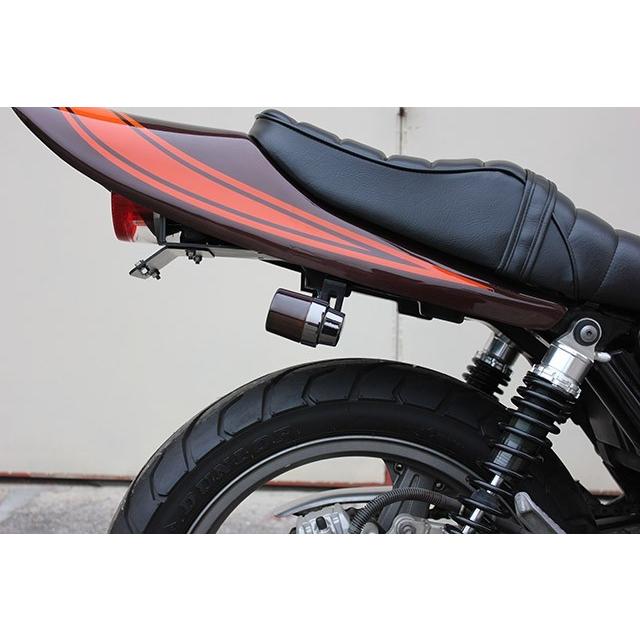デカヨーロピ スモーク/黒メッキ アルミ 新品 4個 ZRX1200 Z400FX 