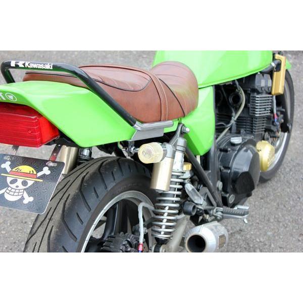 デカヨーロピ 汎用 黄クリア/メッキ アルミ 新品 4個 XJR400 XJR1200 
