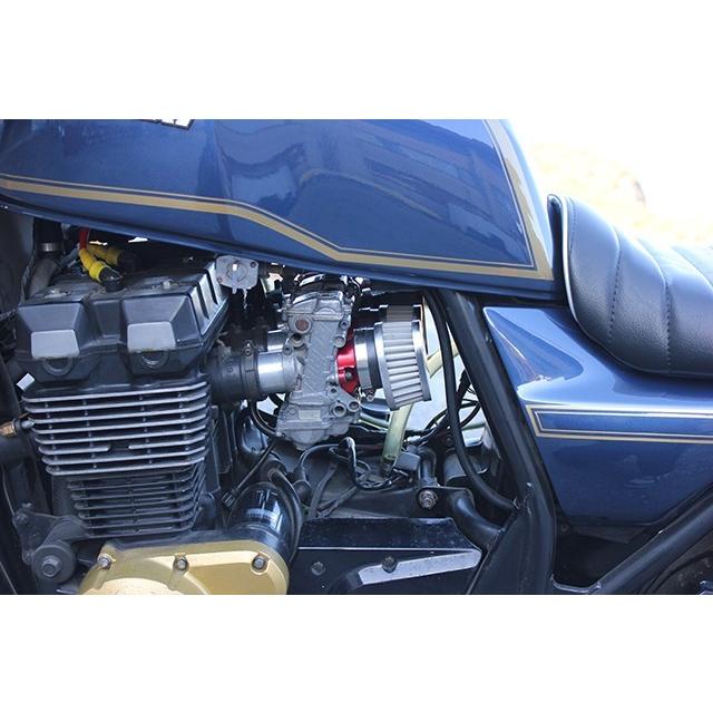 PMCパワーフィルター　FCR装着 レッド FCR スモール パワーフィルター用 アダプター アルミ製 4個