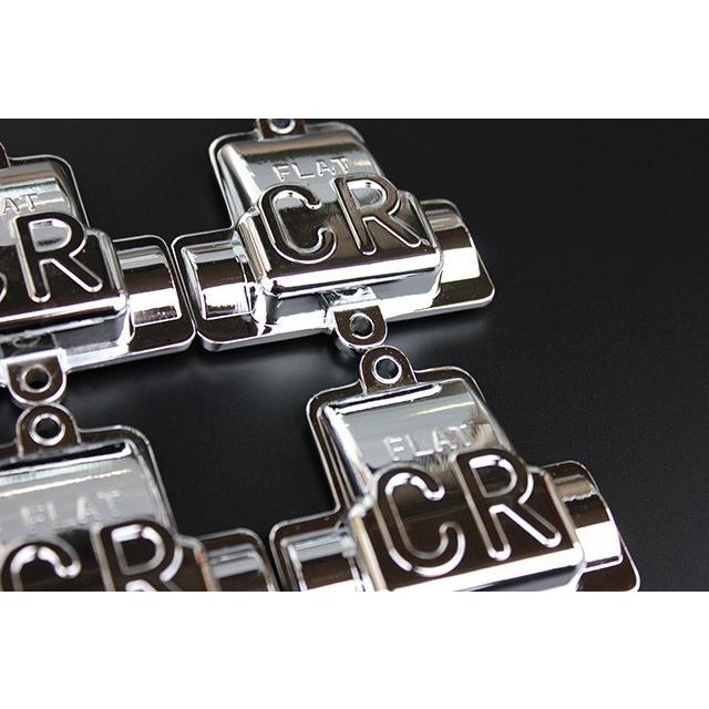 FCR スモール クロムメッキ トップカバー アルミ 4個 新品 : COSMOS 
