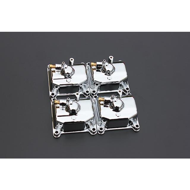 クロムメッキ CVKキャブ フロートチャンバー 新品 アルミ 4個
