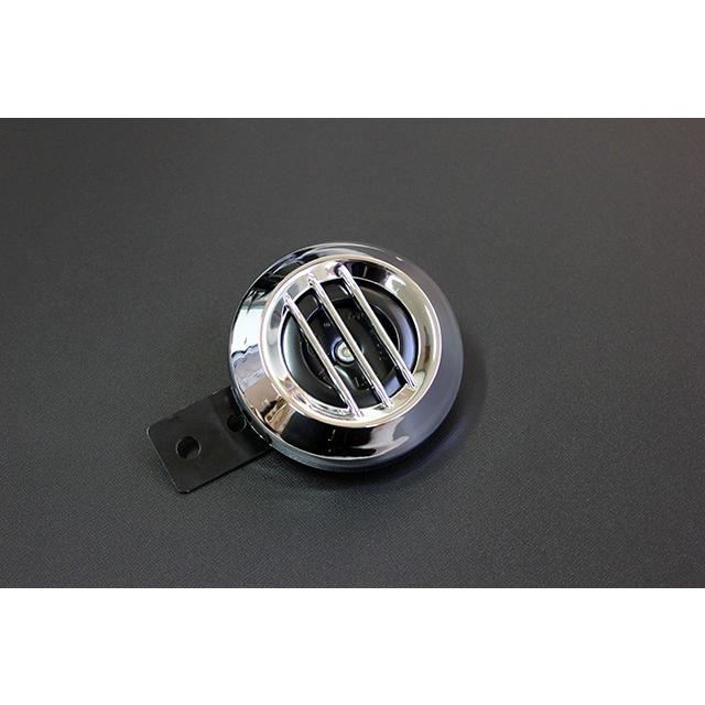 新品、Kaminari、アルミホーン、黒 ホーン メッキ 汎用 新品 12V用 フィンタイプ ZRX400 : COSMOSバイク