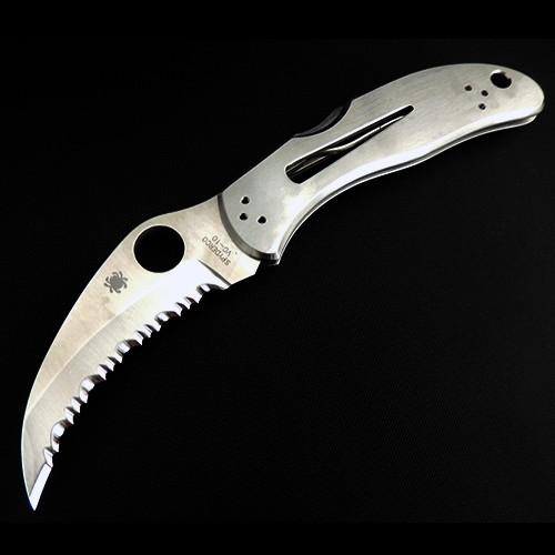 SPYDERCO HARPY スパイダルコ ハーピー 波刃 : Leather&Knife shop 