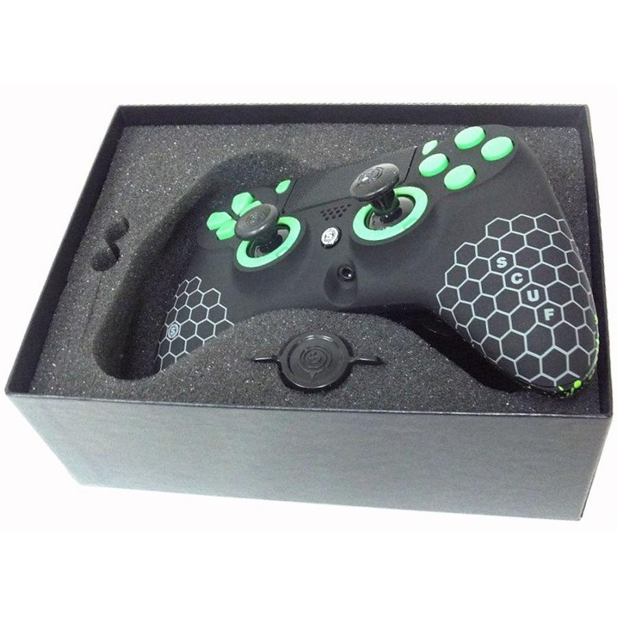 スカフ インパクト Scuf Impact Black Honeycomb グリーン カスタム Ps4 Pc 対応コントローラー 並行輸入品 Ypt Or Id