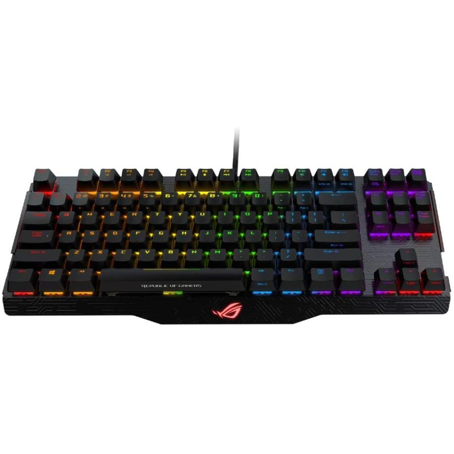 Asus ゲーミングキーボード Aura Sync 対応 Rgb メカニカルゲーミングキーボード 脱着式テンキーパッド Nキーロールオーバー Cosmos Zakka Store 通販 Yahoo ショッピング