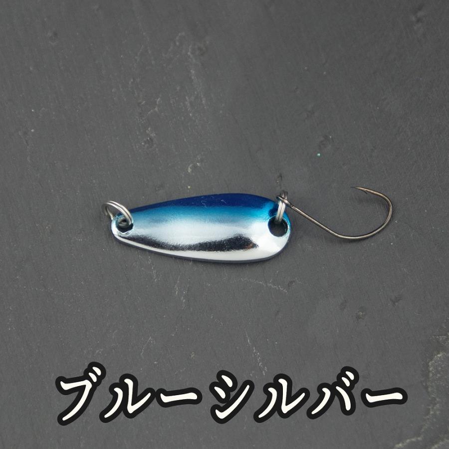 スプーン ルアー 3g 6個セット 2.8cm トラウト 管釣り