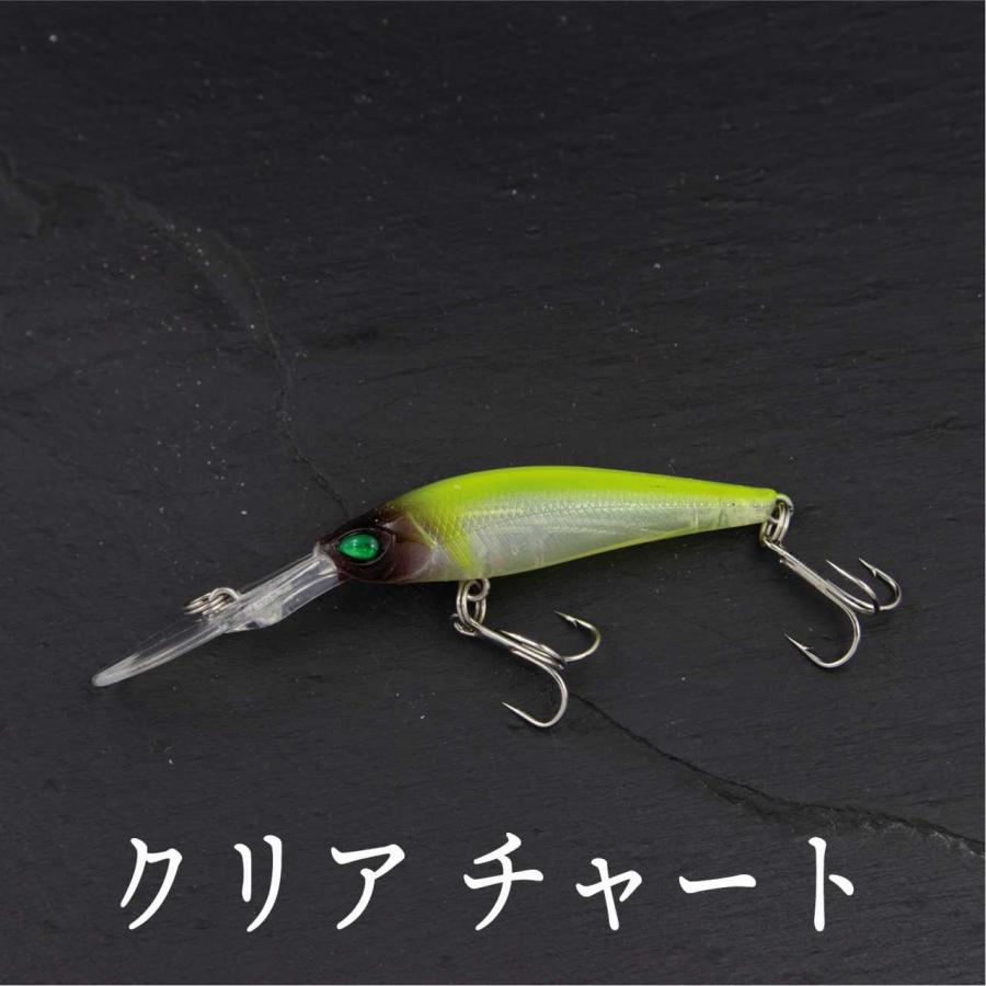 ミノー ディープダイバー 6g 9.5cm ブラック バス シーバス チヌ