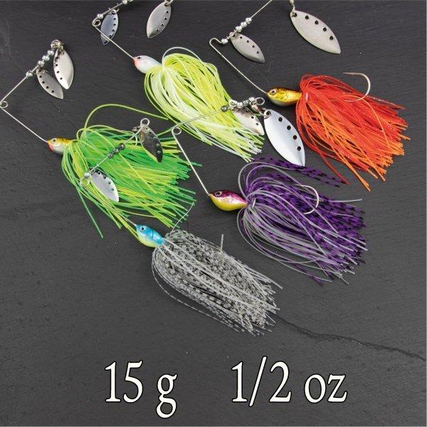 スピナーベイト 1 2oz 15ｇ ブラック バス ルアー スピナベ Cf 342 Cospafishing 通販 Yahoo ショッピング