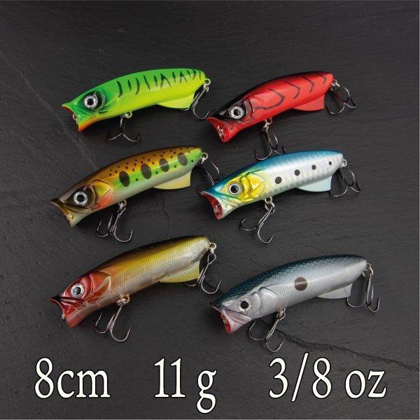ポッパー 11g 3 8oz ８ｃｍ バス シーバス ハゼ チヌ クロダイ Cf 404 Cospafishing 通販 Yahoo ショッピング