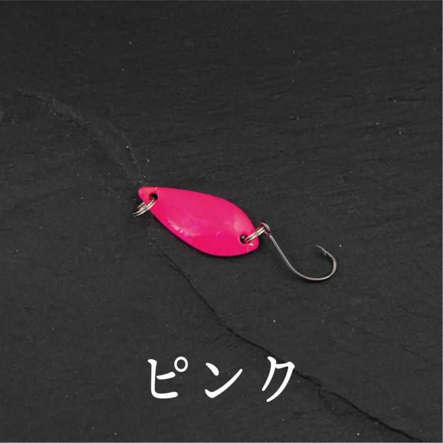 スプーン ルアー セット 3g アピール カラー 基本色 管釣り トラウト