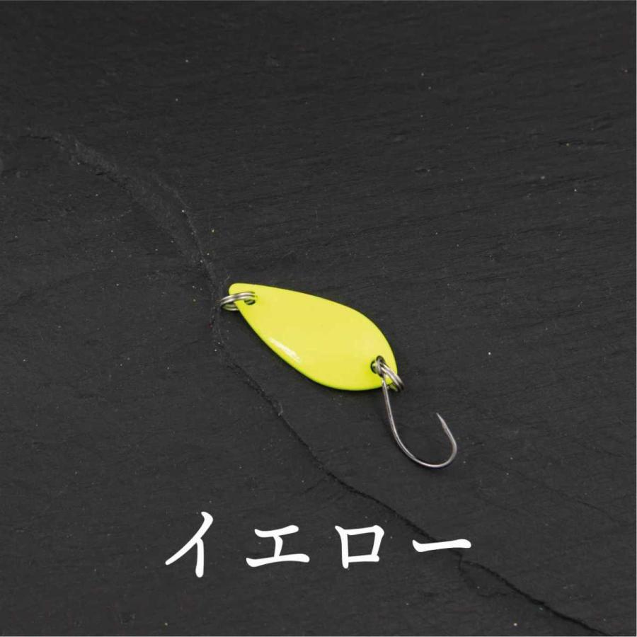 スプーン ルアー セット 3g アピール カラー 基本色 管釣り トラウト