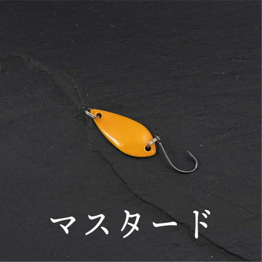 スプーン ルアー セット 3g アピール カラー 基本色 管釣り トラウト