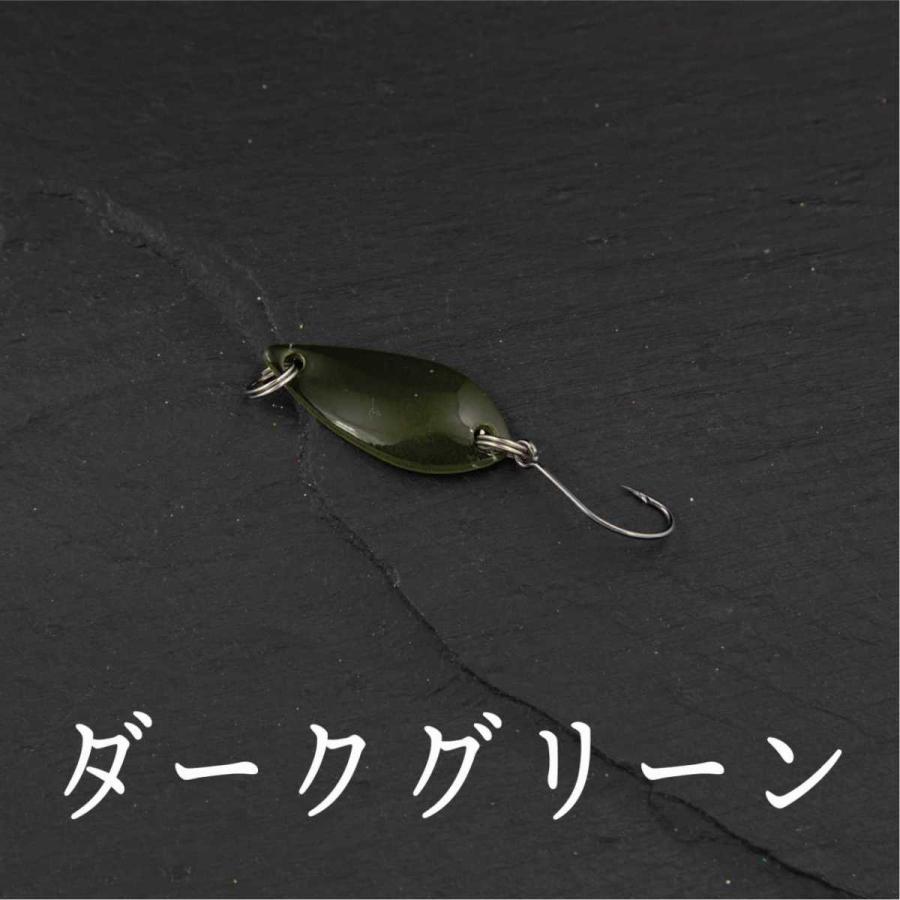 スプーン ルアー セット 3g アピール カラー 基本色 管釣り トラウト