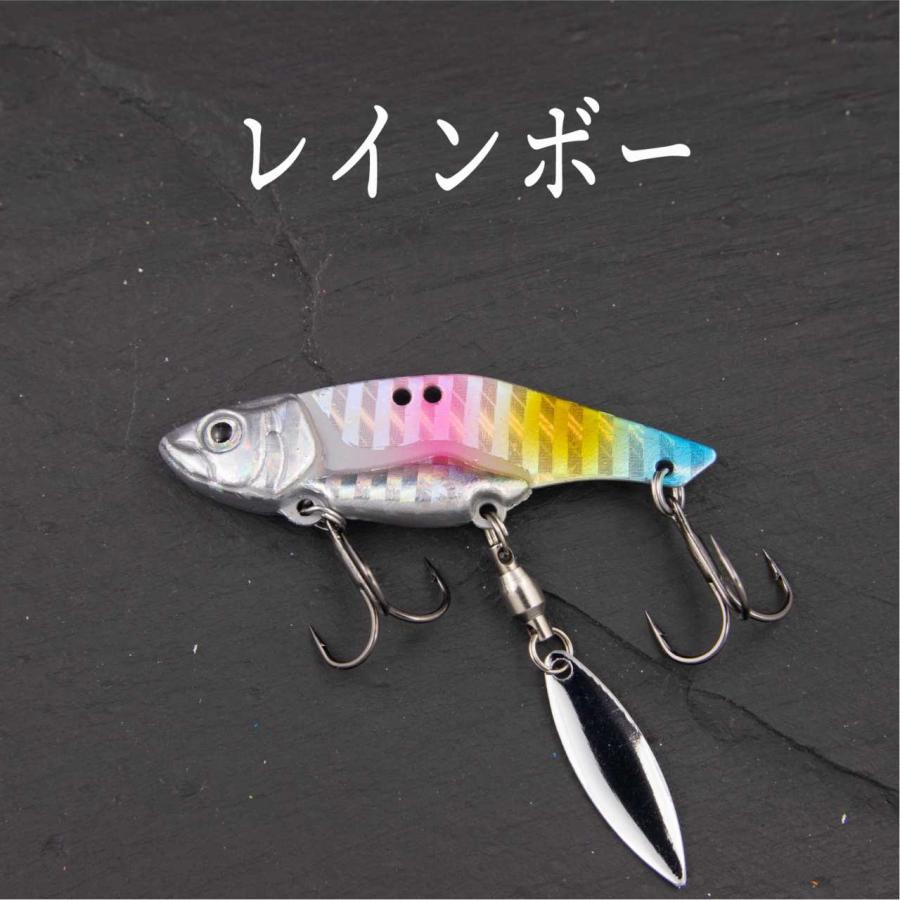 メタルバイブ ブレード 12g 5cm ヒラメ シーバス ヒラスズキ