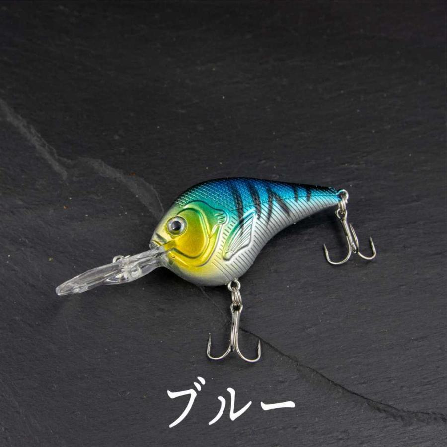 クランクベイト フラット 11g 3/8oz 9cm ルアー ブラックバス