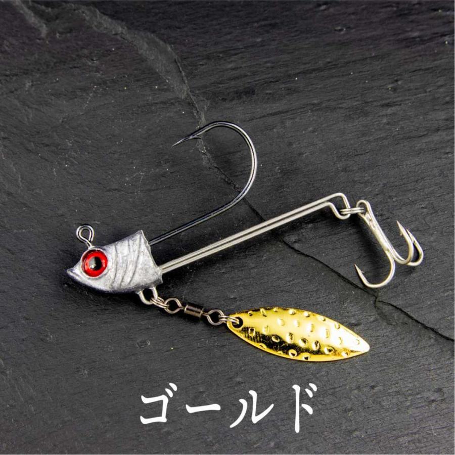 ジグヘッド ブレード付き 17ｇ 3個セット ヒラメ 根魚 フラットフィッシュ タチウオ シーバス Cf 507 Cospafishing 通販 Yahoo ショッピング